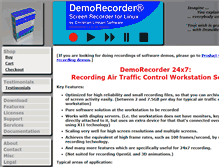 Tablet Screenshot of demorecorder.com